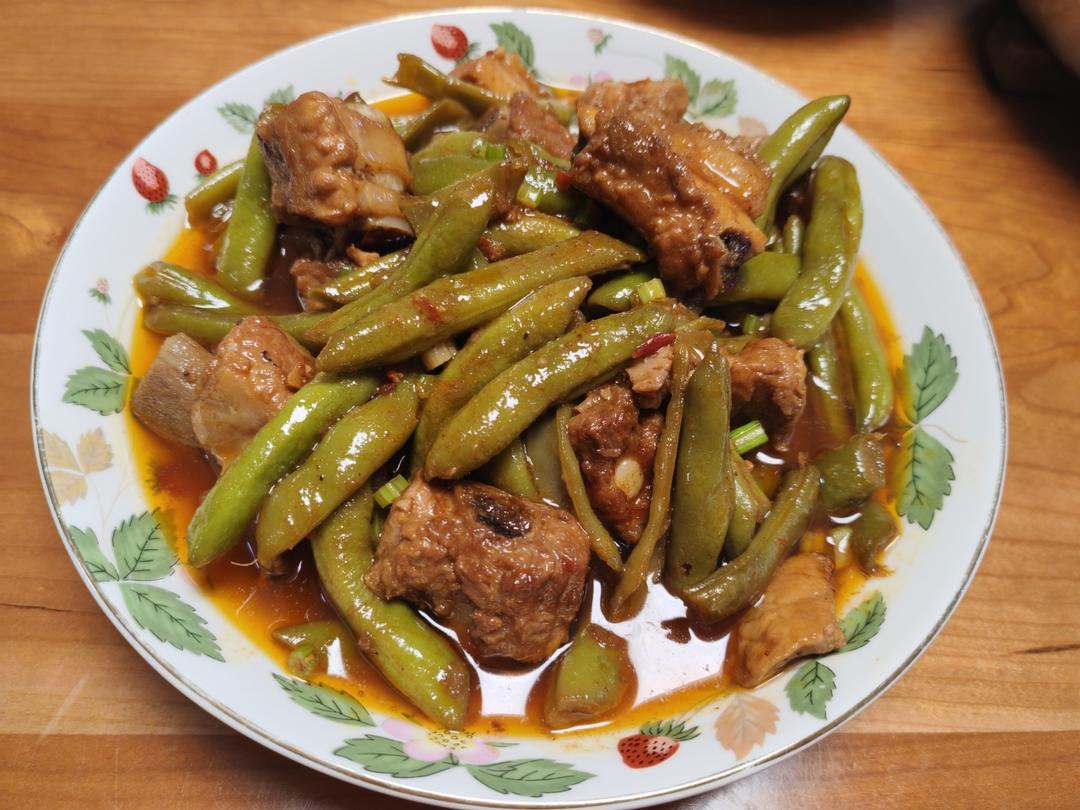 排骨炖豆角