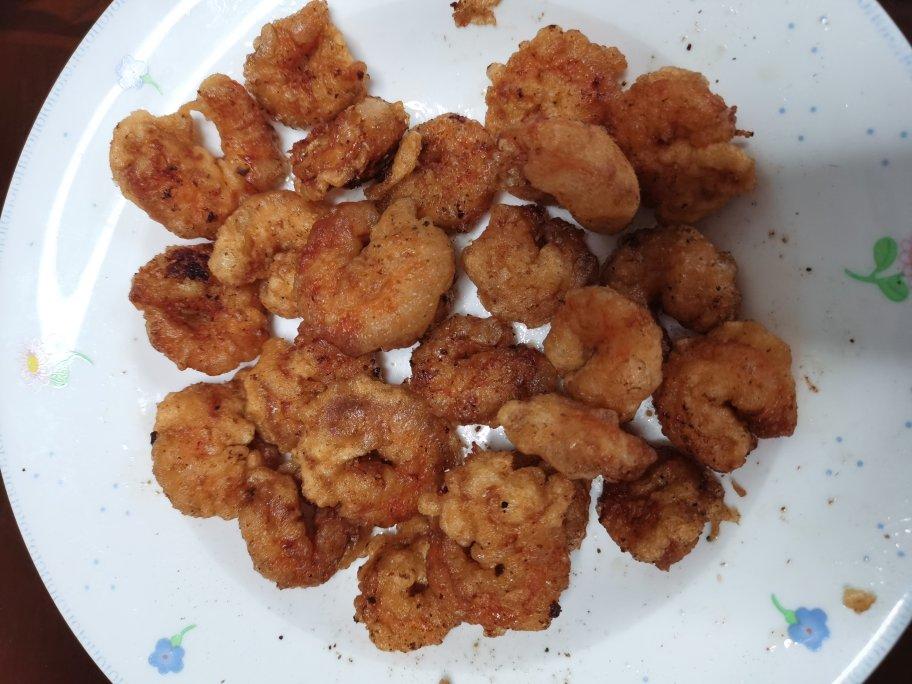好吃停不下来椒盐虾仁❗️外酥里嫩❗️