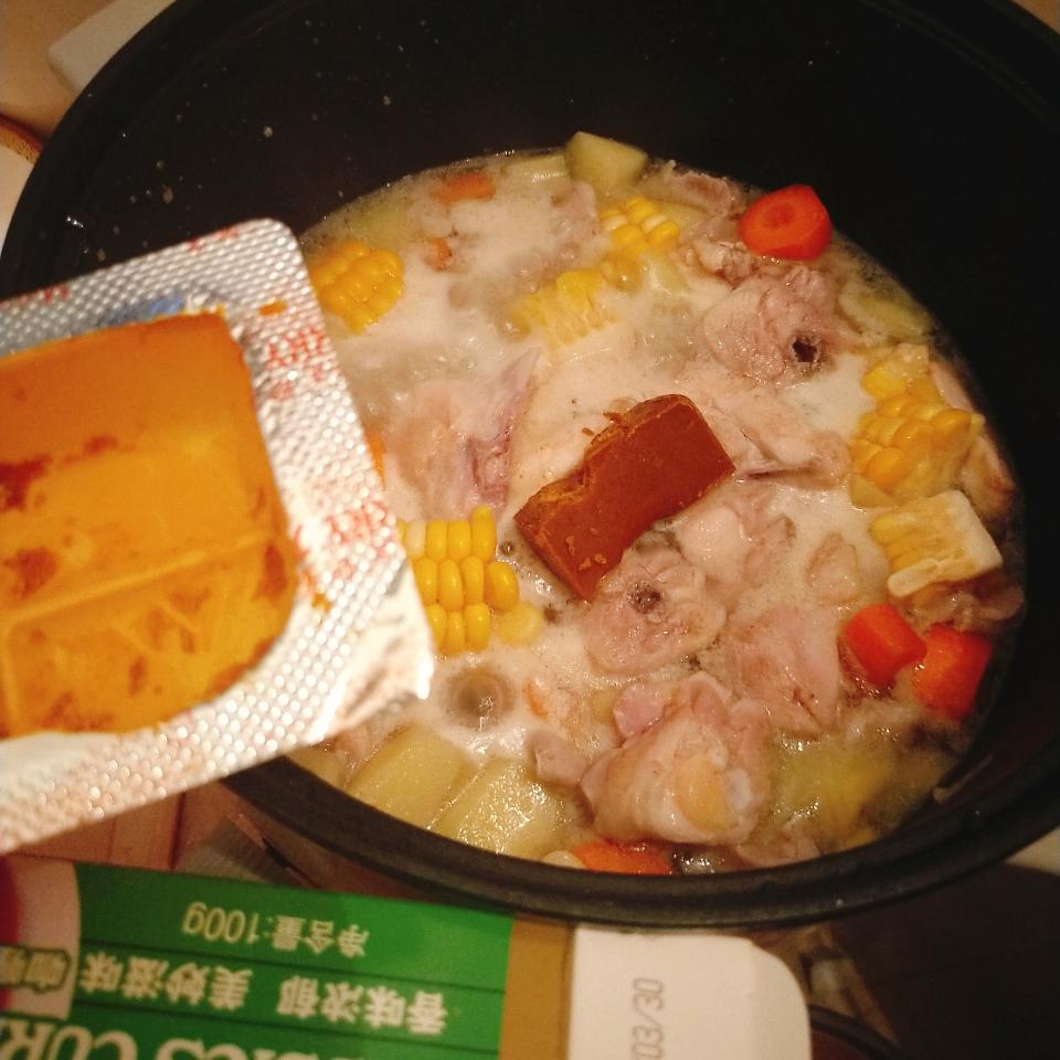 🍛土豆咖喱鸡饭的做法 步骤5