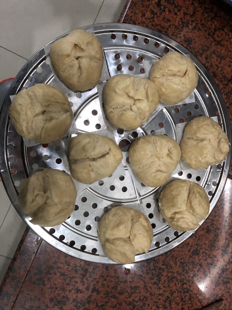 个个都笑开了花的红糖馒头