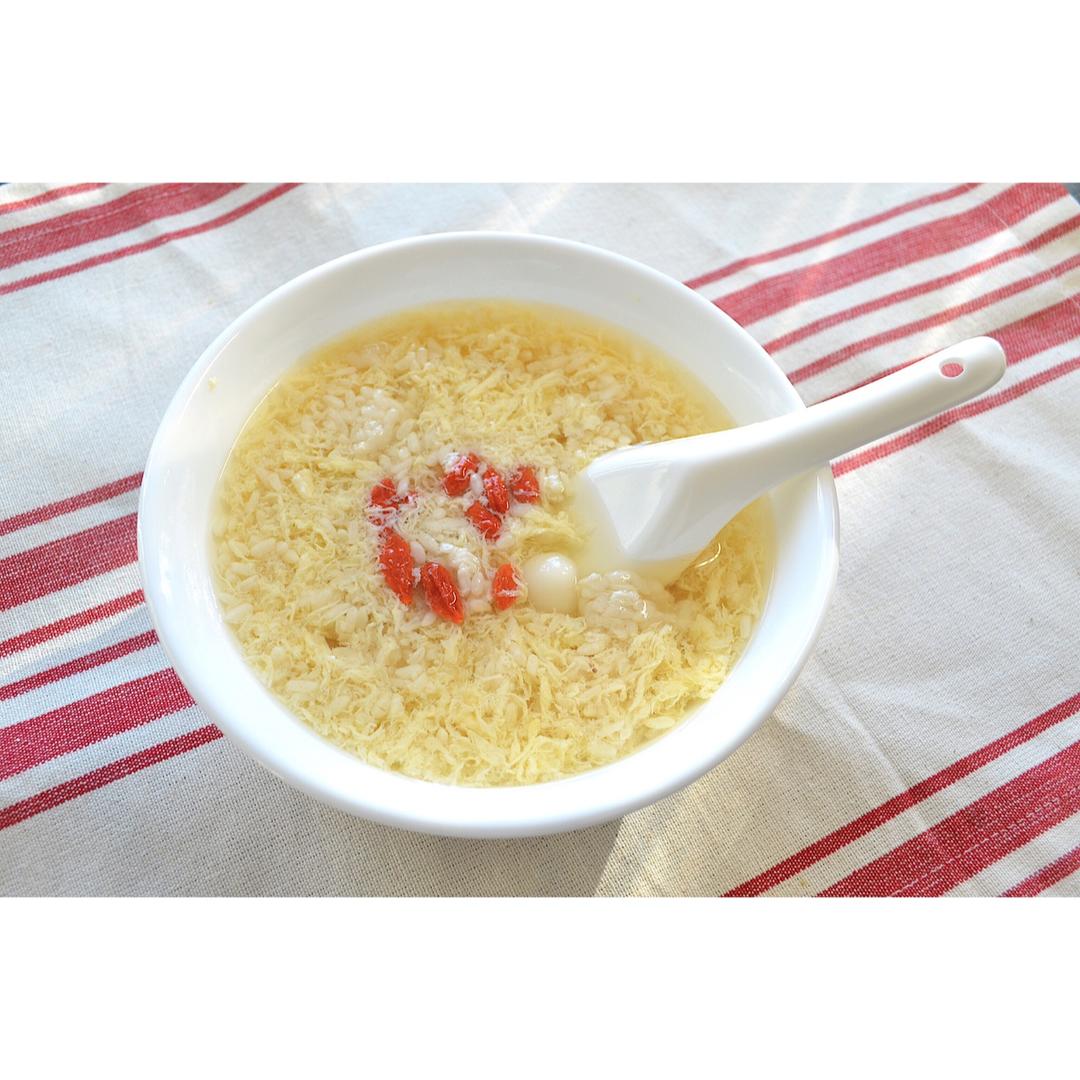 蛋花酒酿圆子