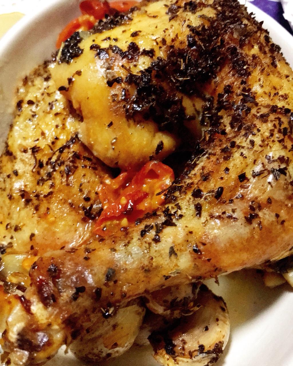 番茄大蒜香草烤鸡腿（庄祖宜）