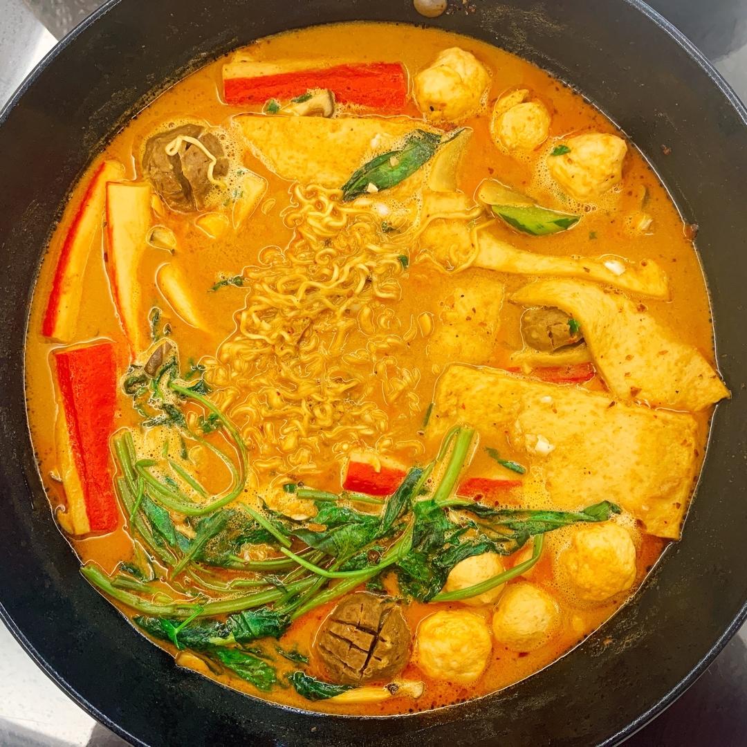 自制牛奶麻辣烫
