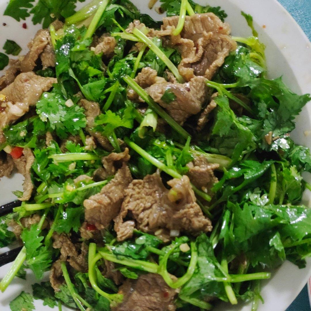 丈母娘吃了都夸的凉拌香菜牛肉