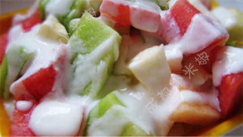 酸奶鲜果沙拉的做法