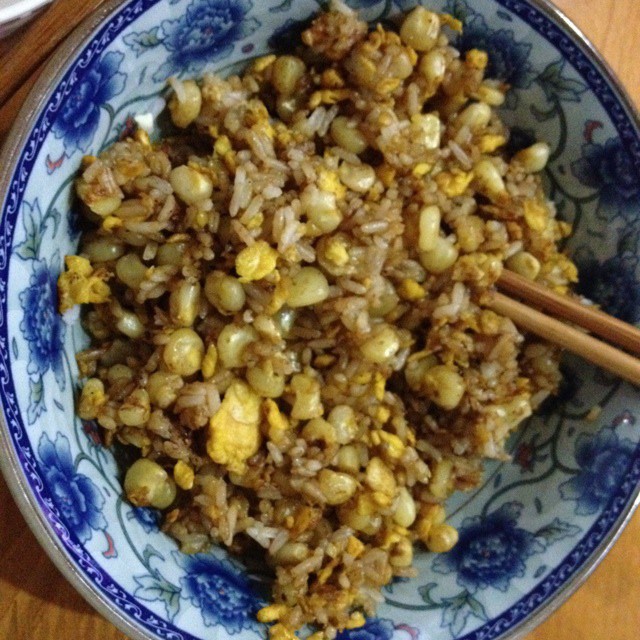 傻瓜版酱油炒饭