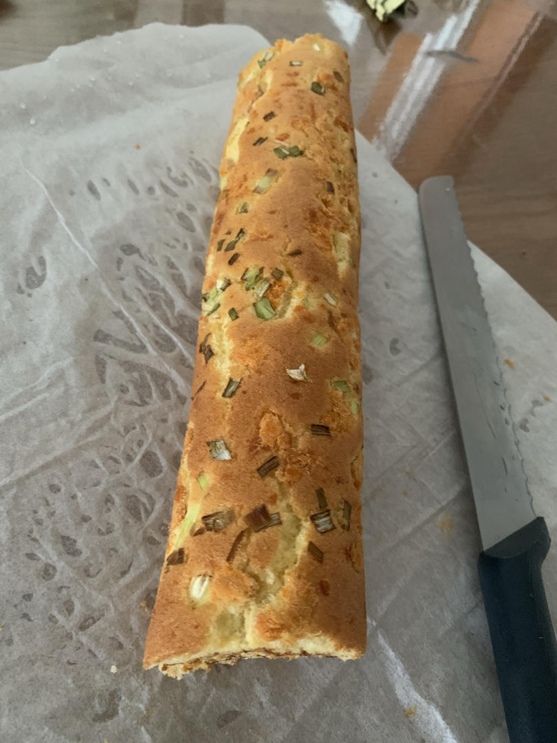 香葱肉松蛋糕卷