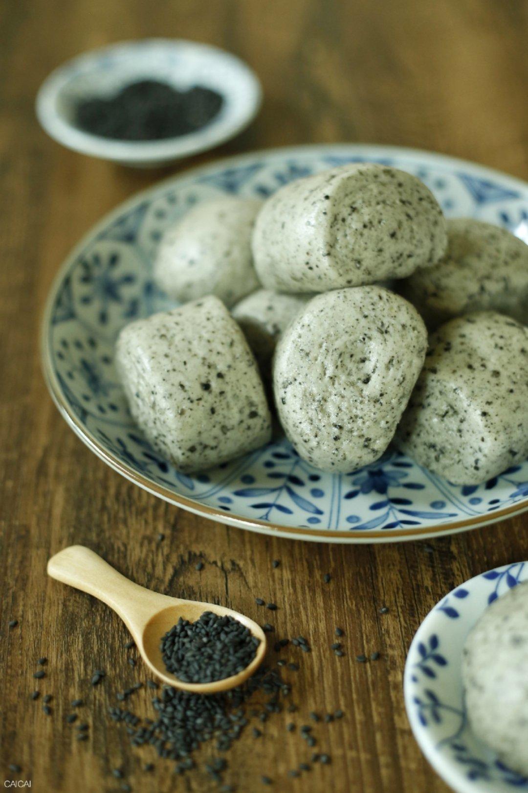 黑芝麻刀切馒头