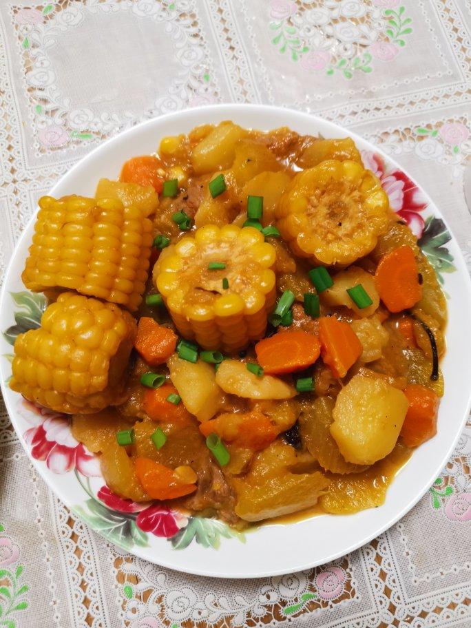 炖南瓜玉米土豆