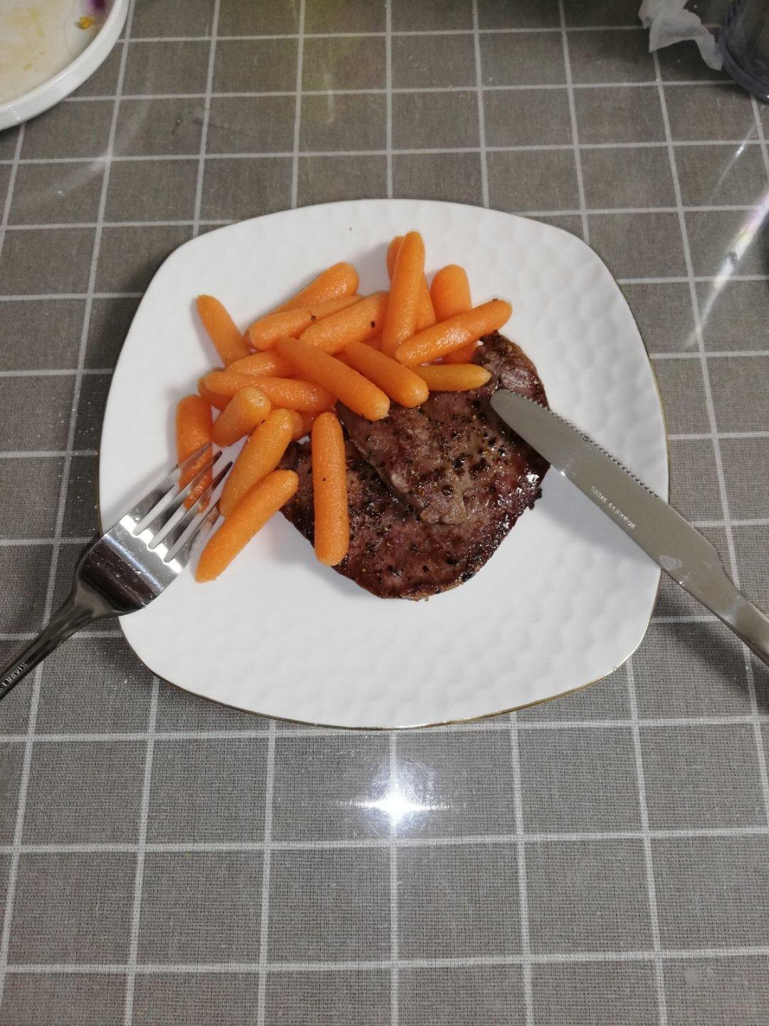 橄榄油煎牛排
