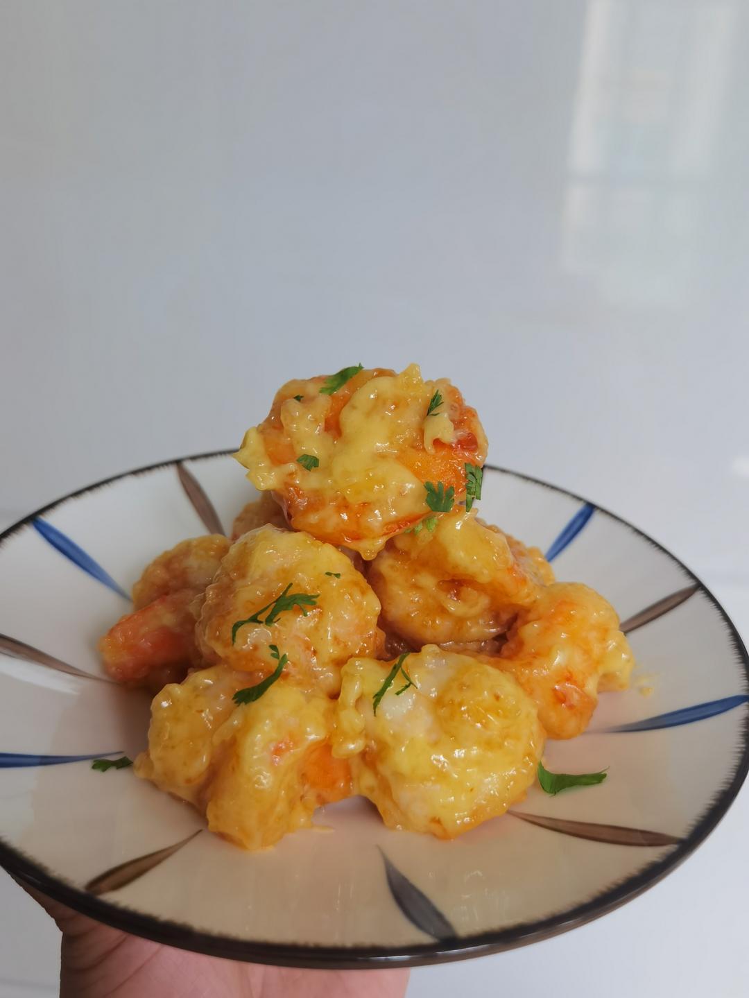 柏悦平替版芥末虾球