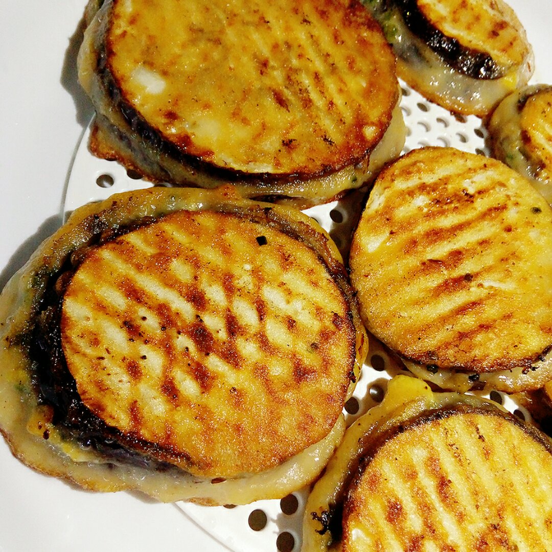 香炸茄盒-家乡的味道 Stuffed Fried Eggplant with Pork