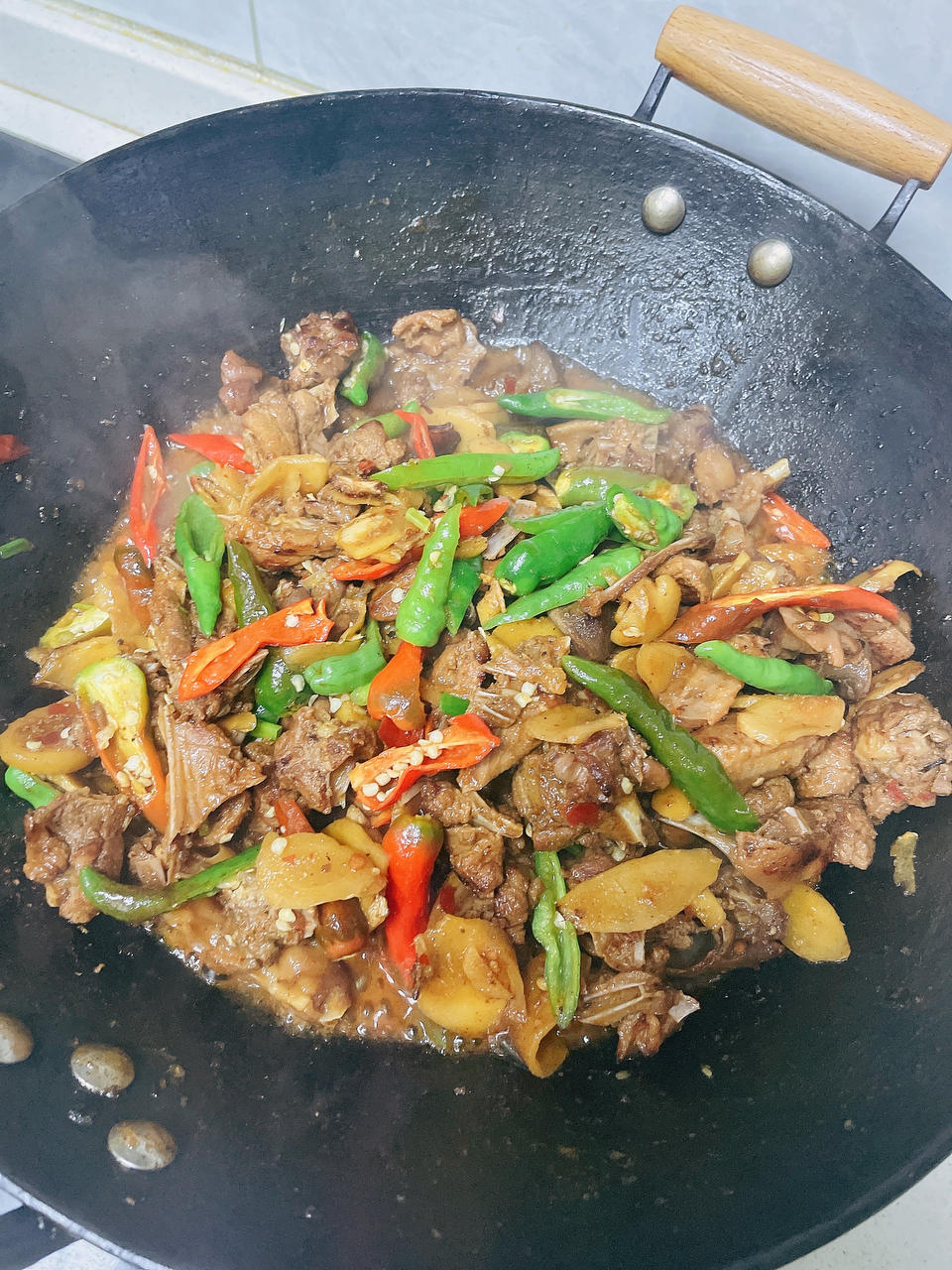 姜爆鸭子（子姜炒鸭子）