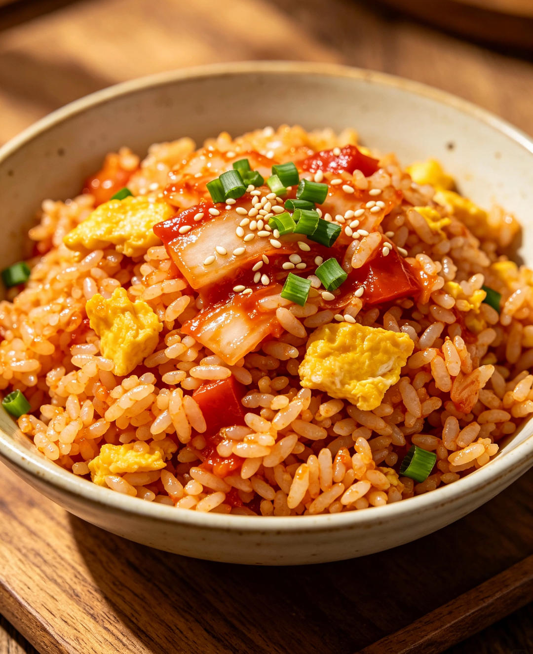 空气炸锅泡菜炒饭