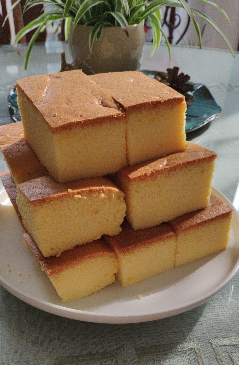 超细腻绵软❗️古早蛋糕