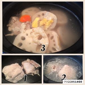 莲藕排骨薏米汤的做法 步骤2