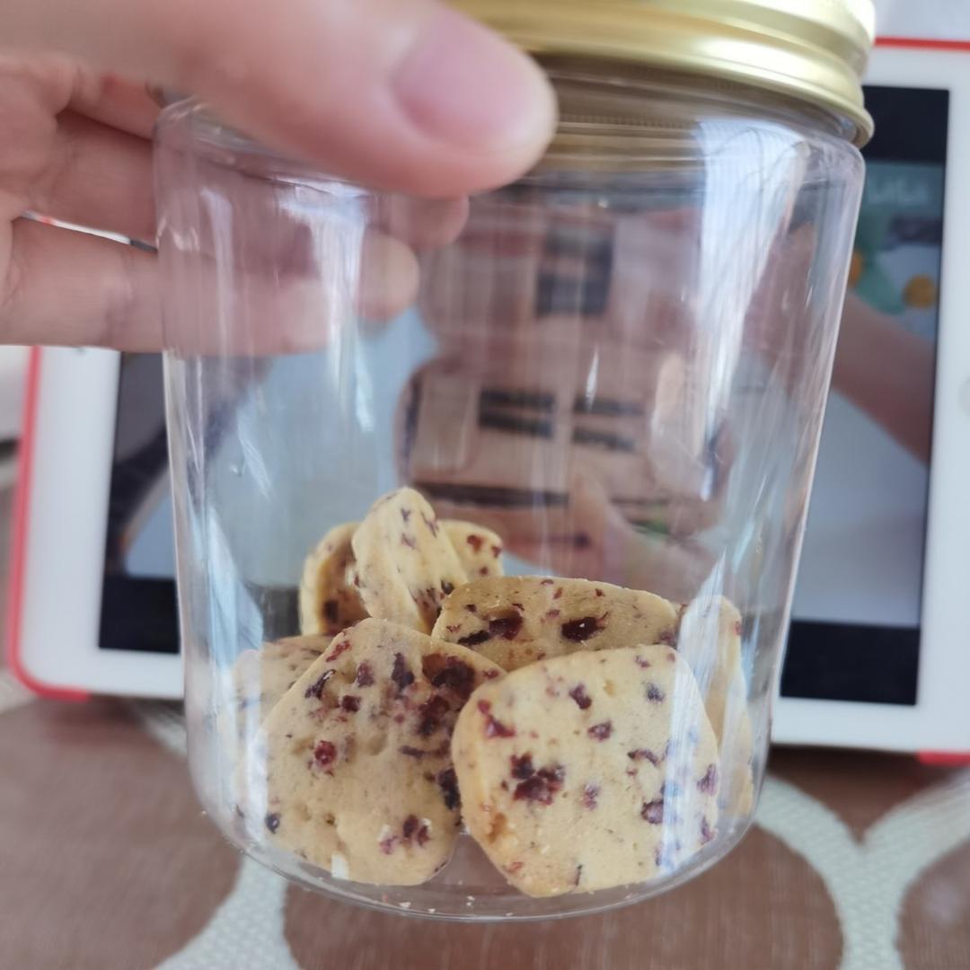 低糖少油版蔓越莓饼干