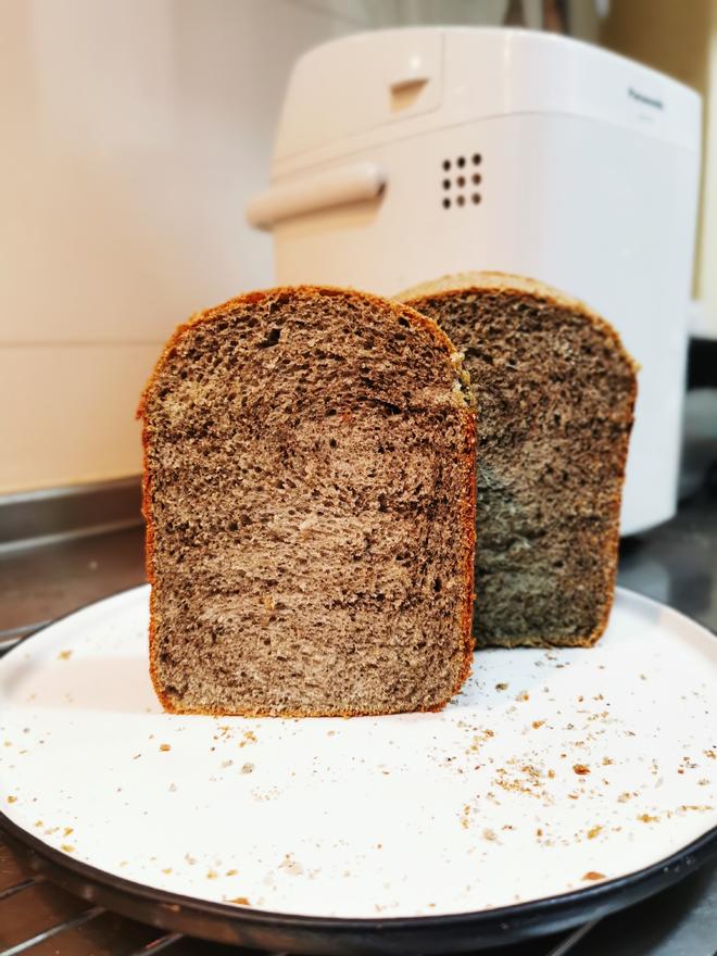 面包机做黑芝麻核桃吐司的做法