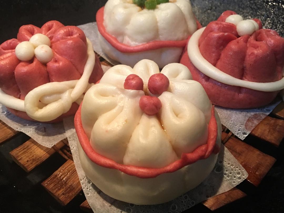 花朵牛肉包子!