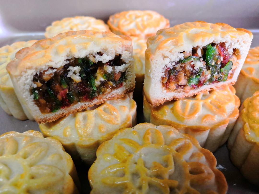 京式五仁月饼（老式提浆）