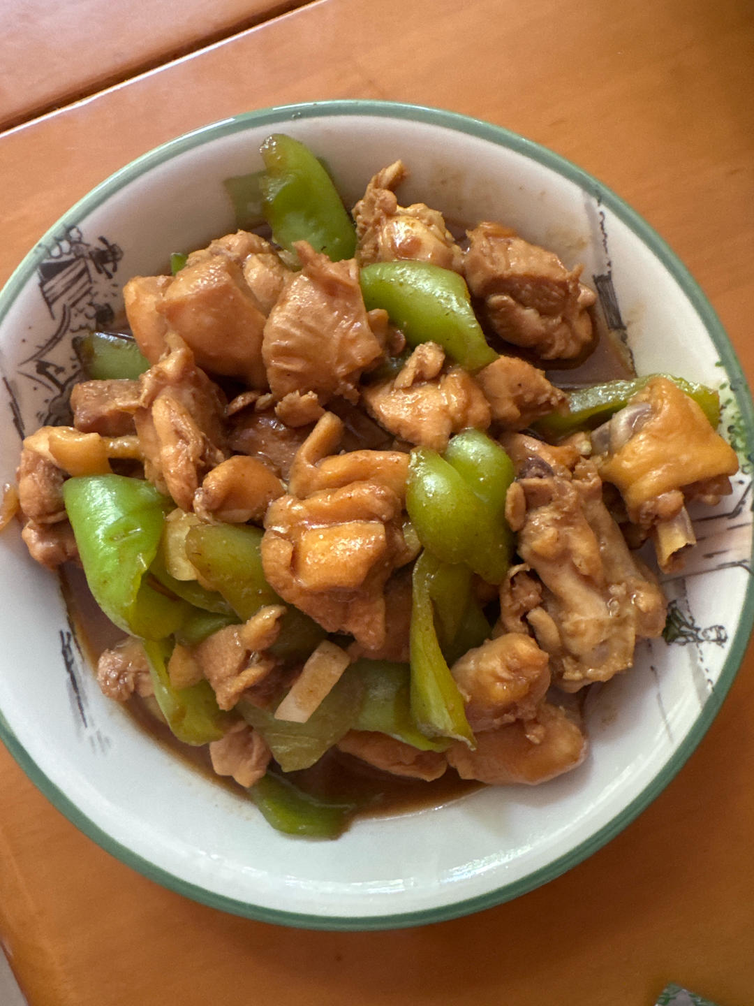 青椒炒鸡腿