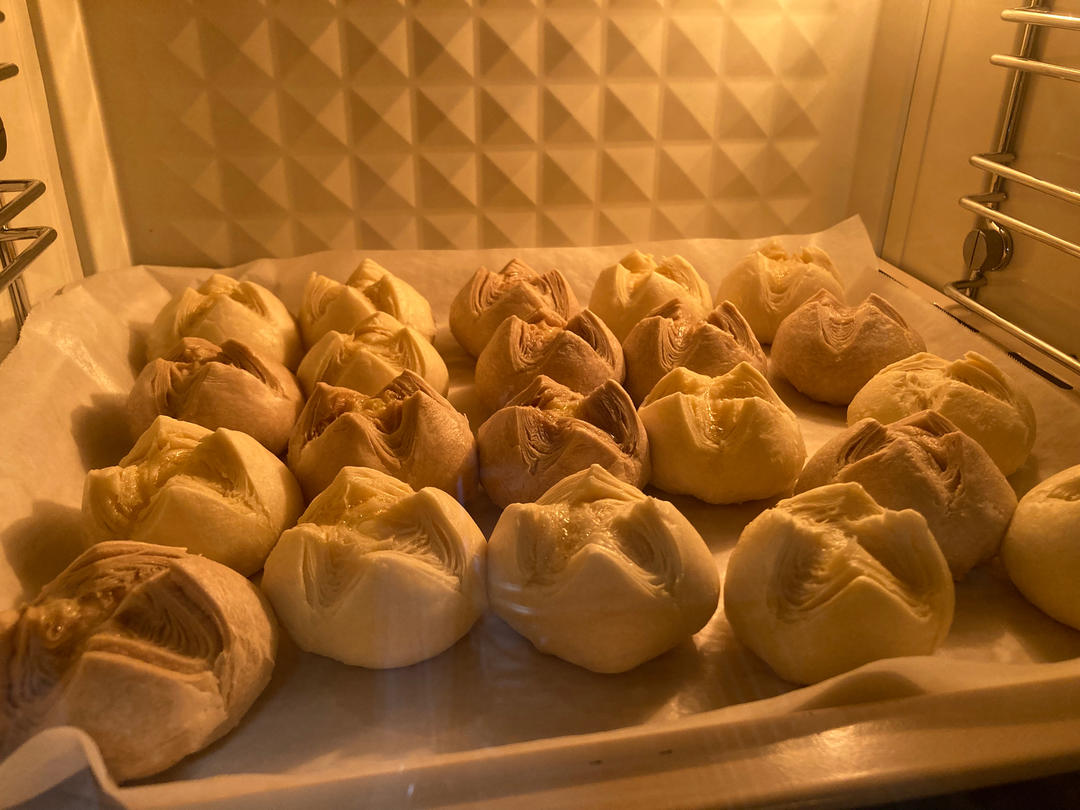 花开富贵之四种口味的椰蓉开口酥