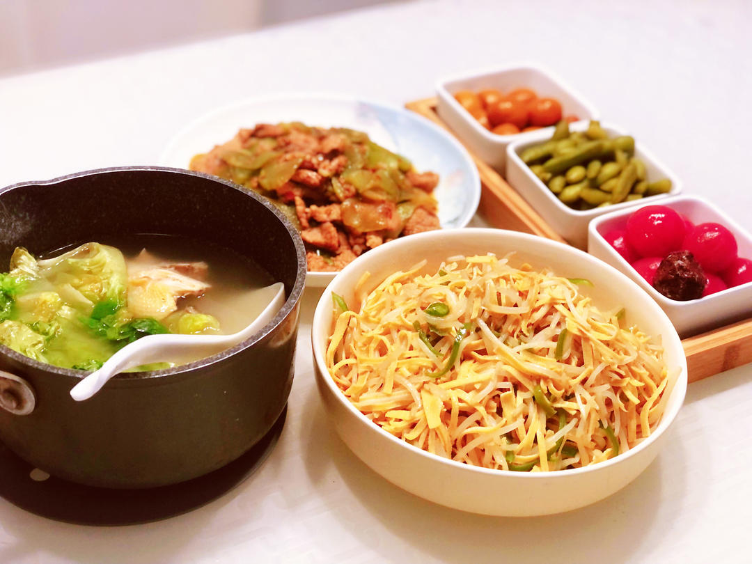 家里的午餐味道