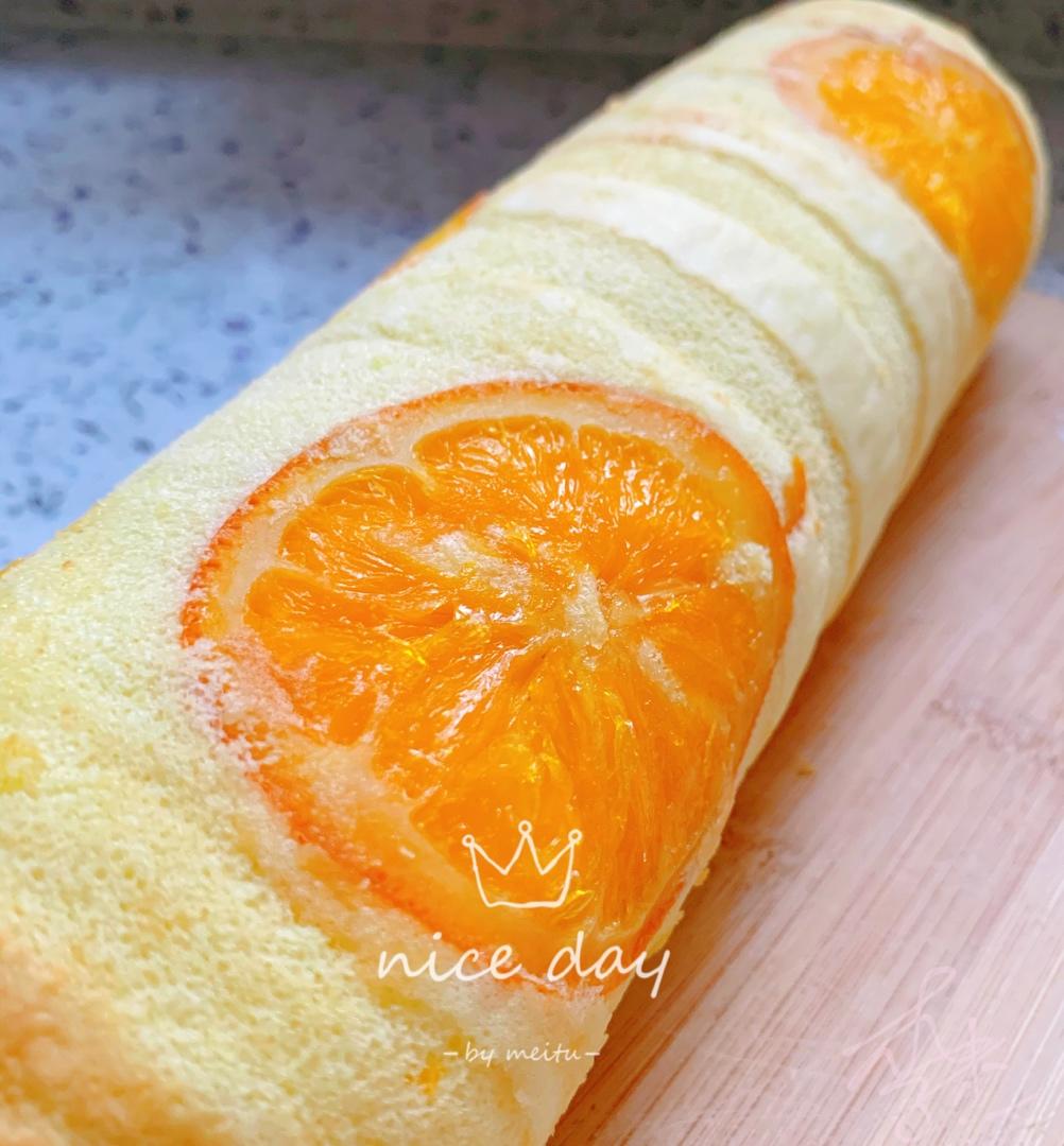 橙香蛋糕卷