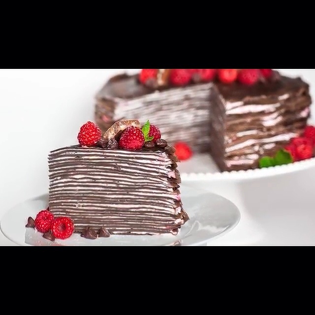 巧克力千层蛋糕的做法