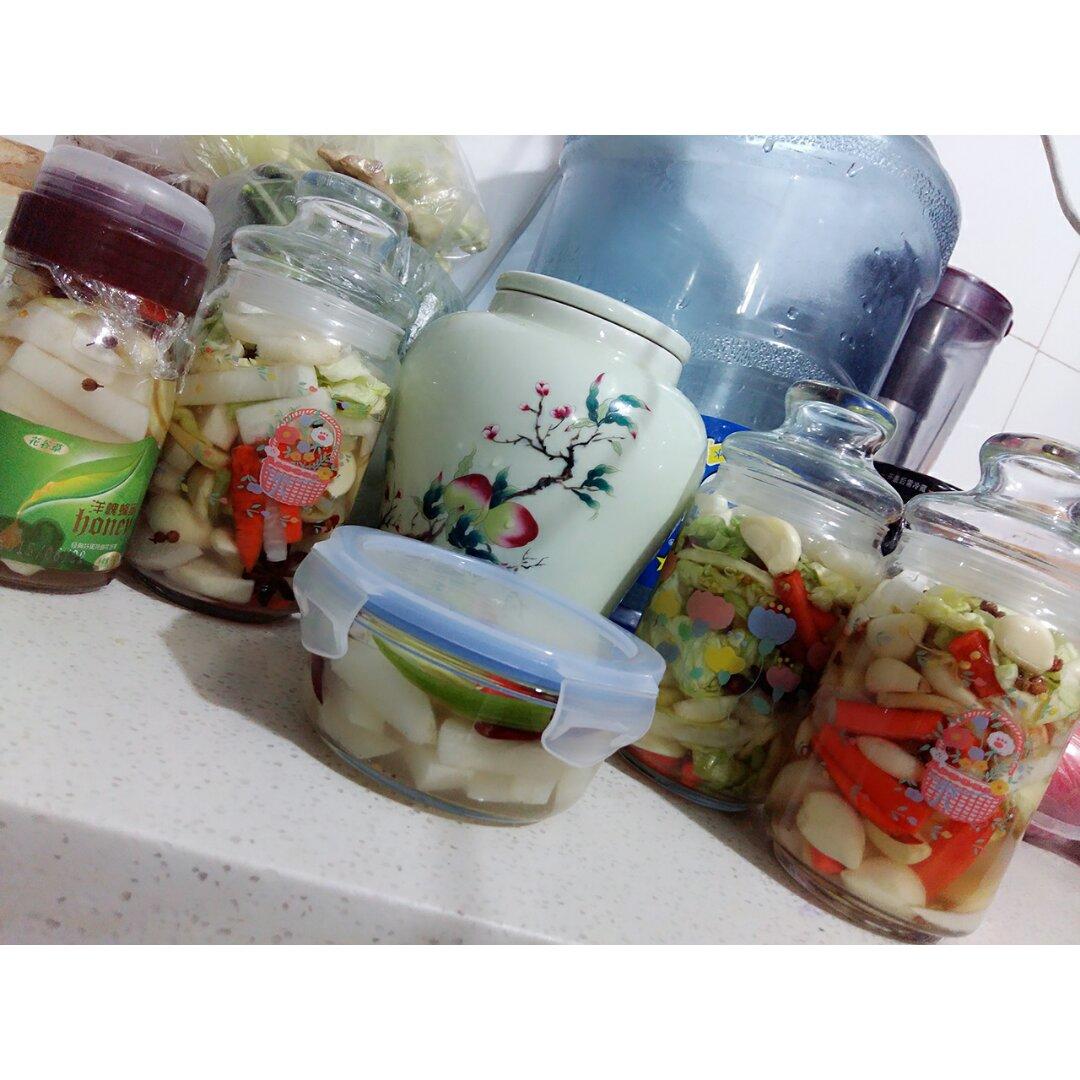用玻璃瓶做四川泡菜