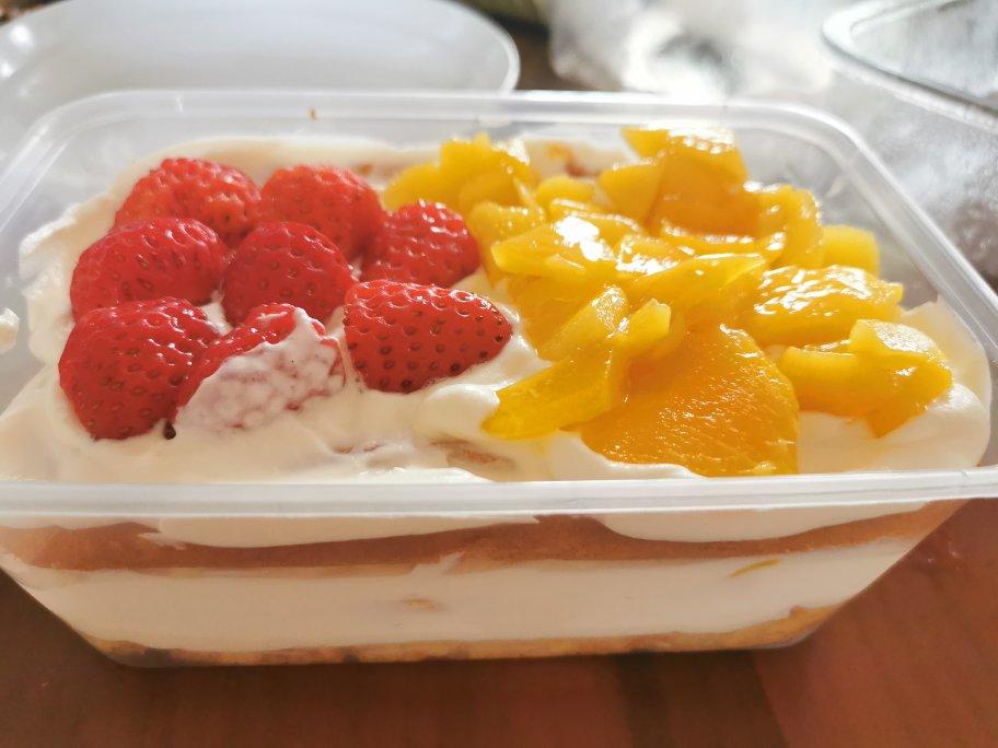 简单快手的便当饭盒水果盒子蛋糕