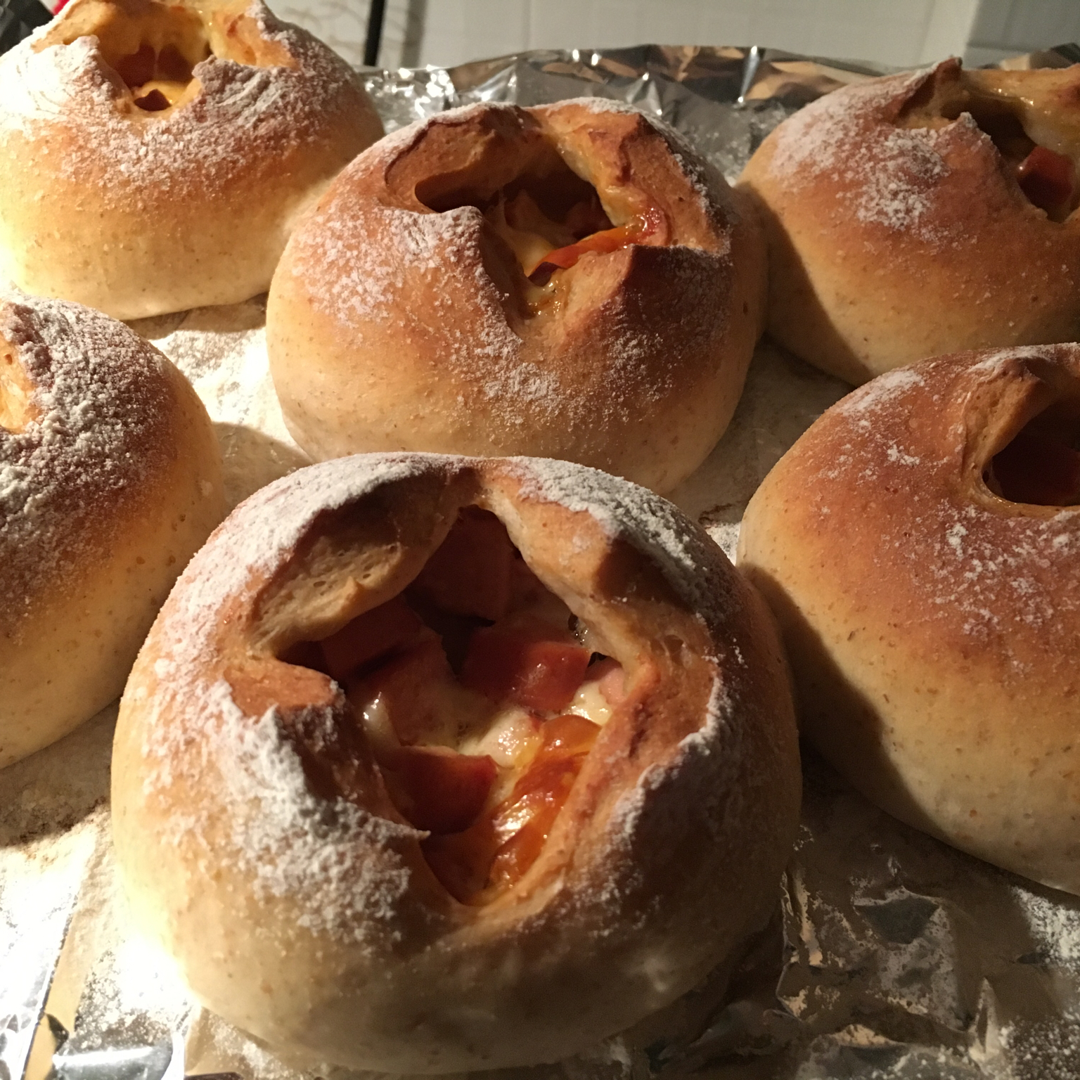 全麦芝士熔岩面包