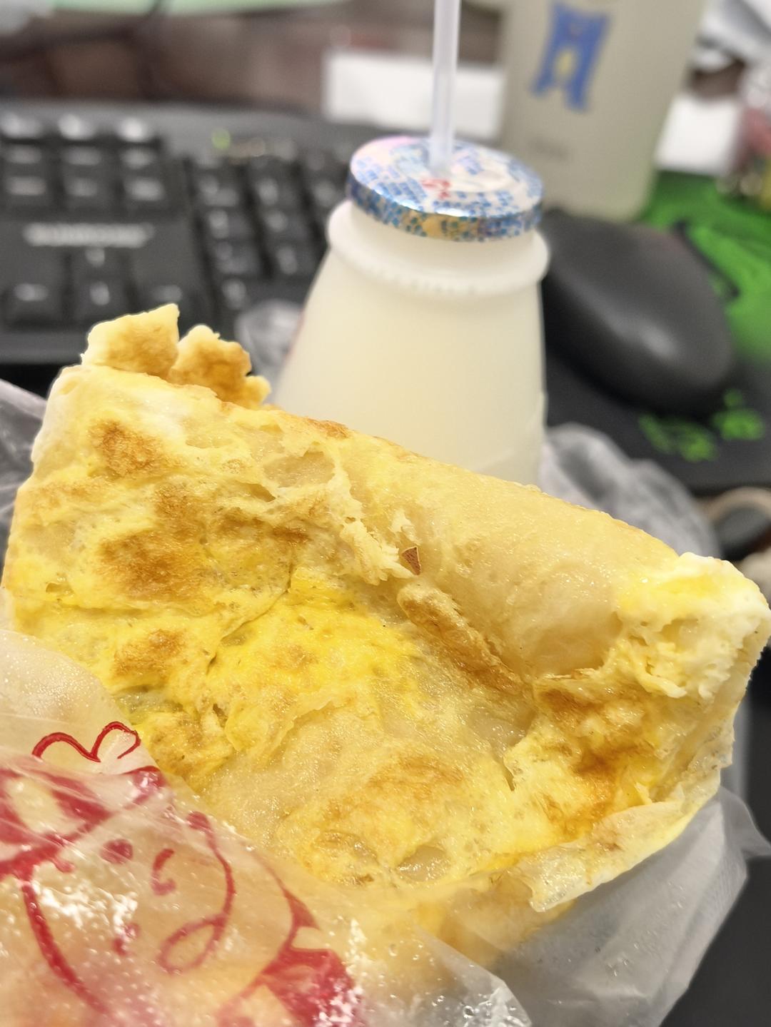 简单快手蔬菜鸡蛋煎饼