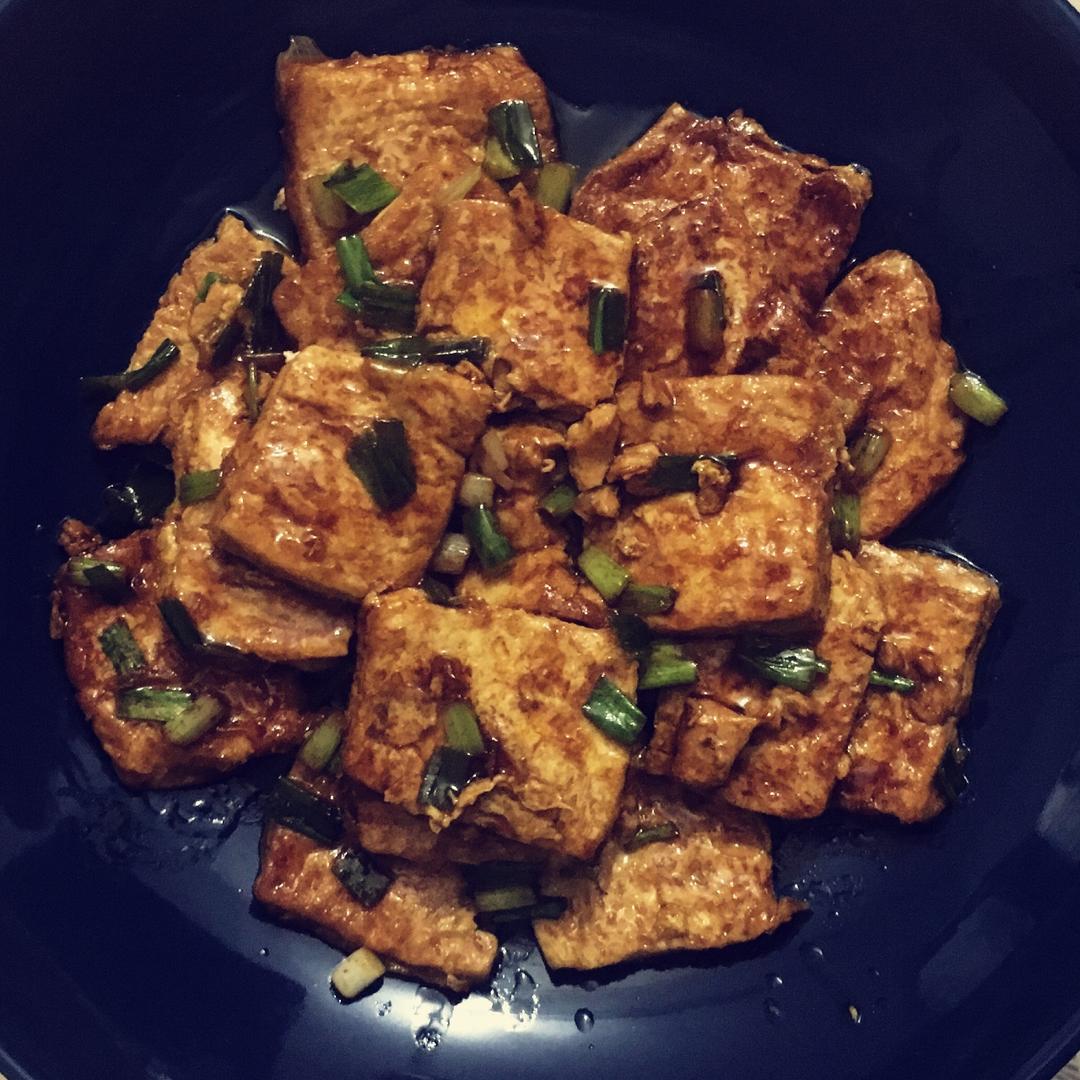 蚝油嫩豆腐
