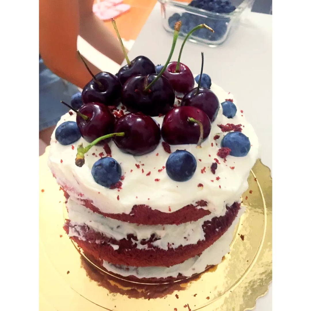 暖心红丝绒蛋糕［6寸绵软戚风版 ］