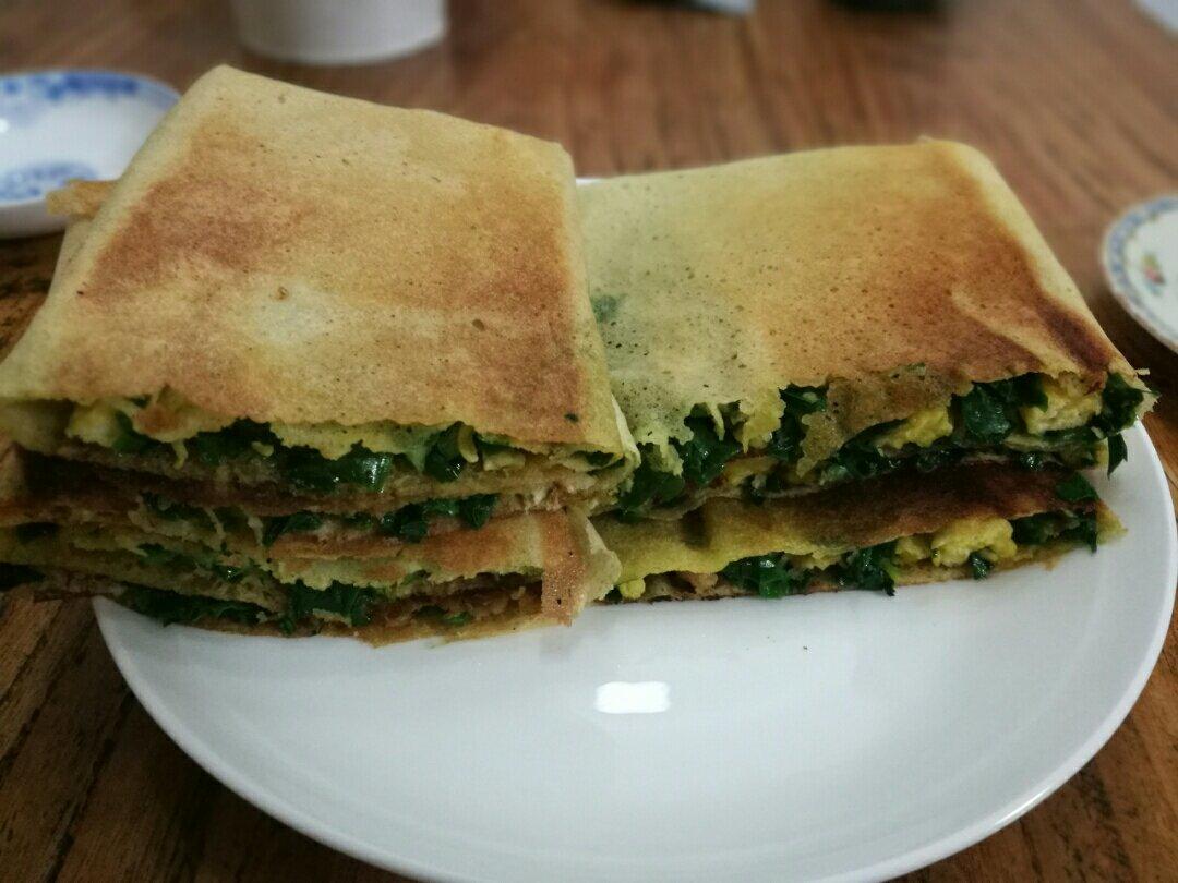 韭菜鸡蛋煎饼盒子