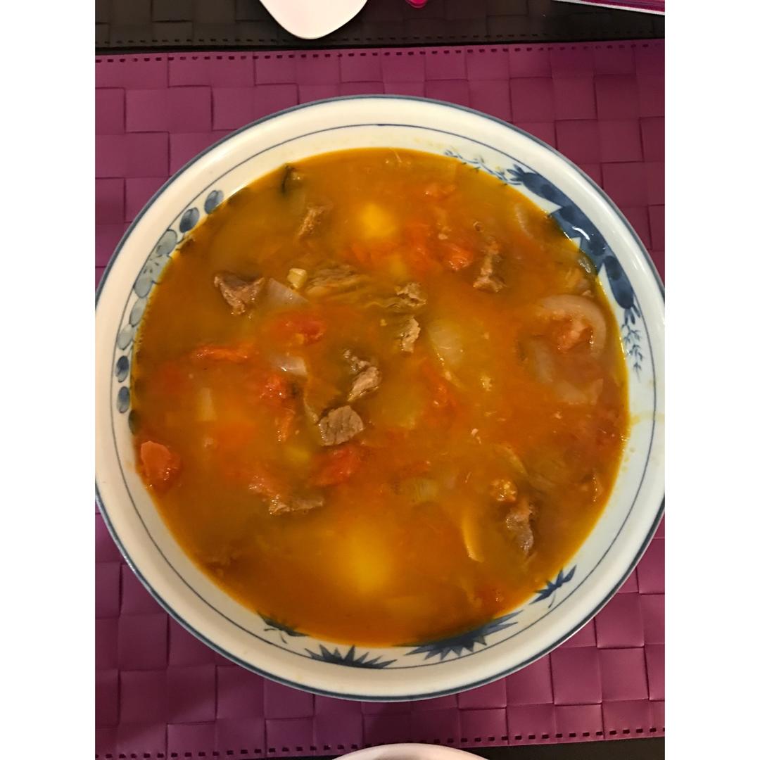 西红柿牛腩