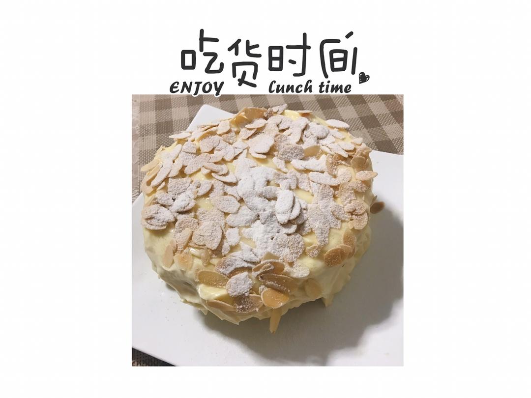 六寸戚风蛋糕胚