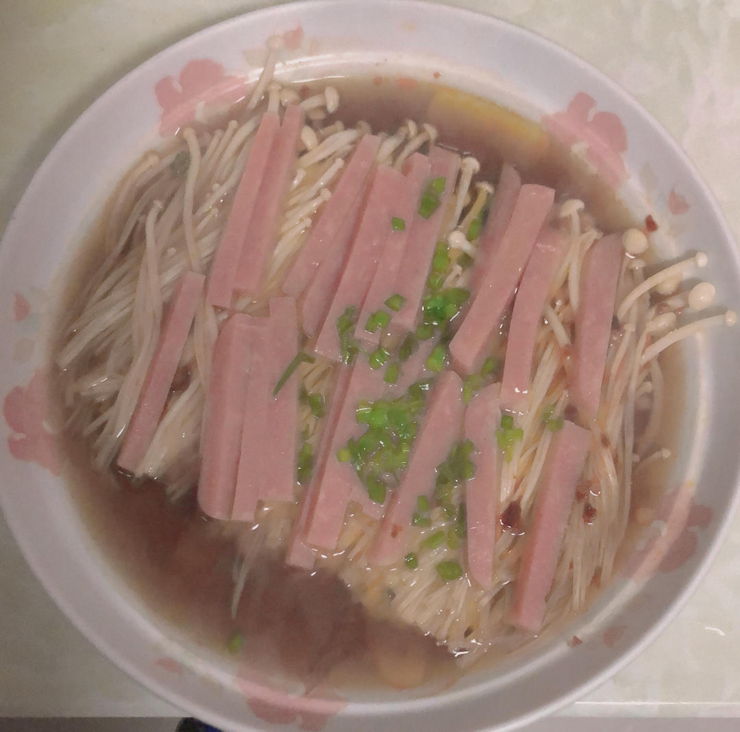 油泼金针菇