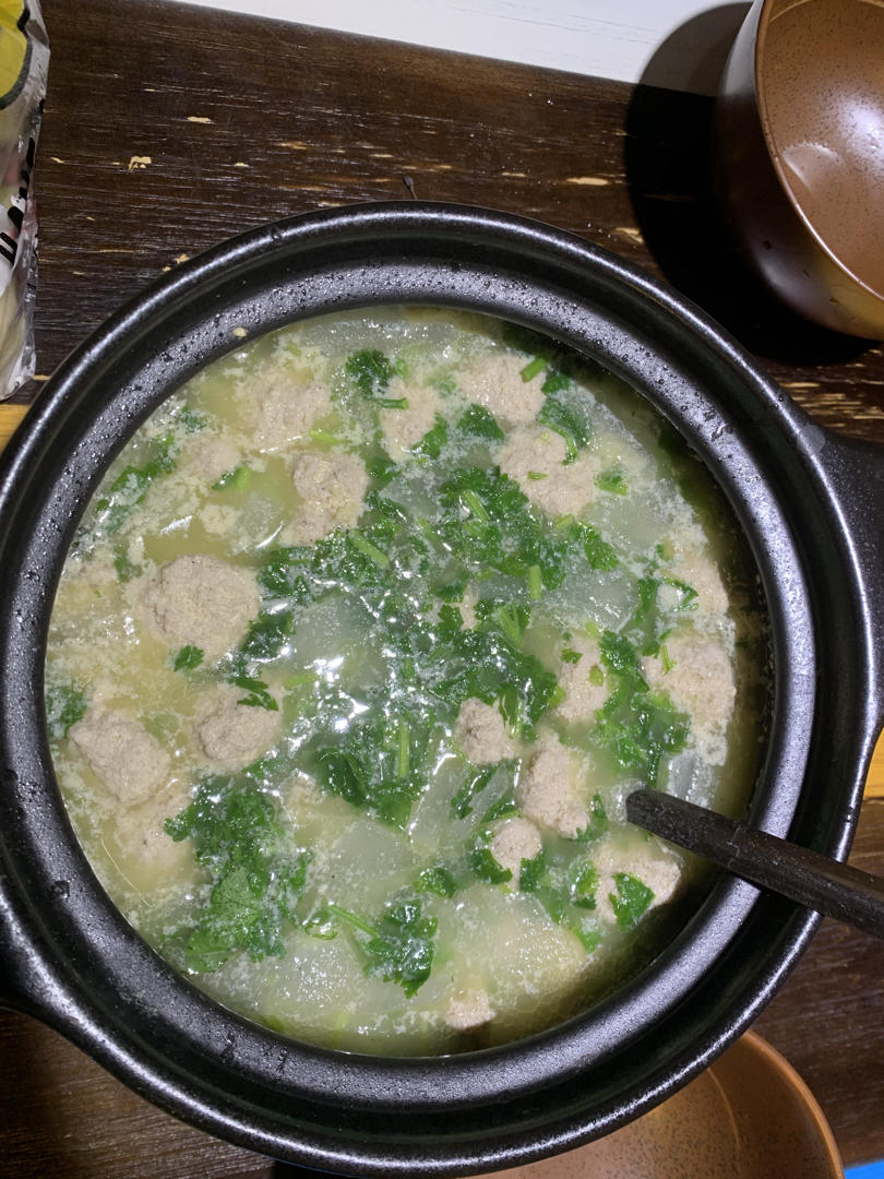 冬瓜汆丸子汤