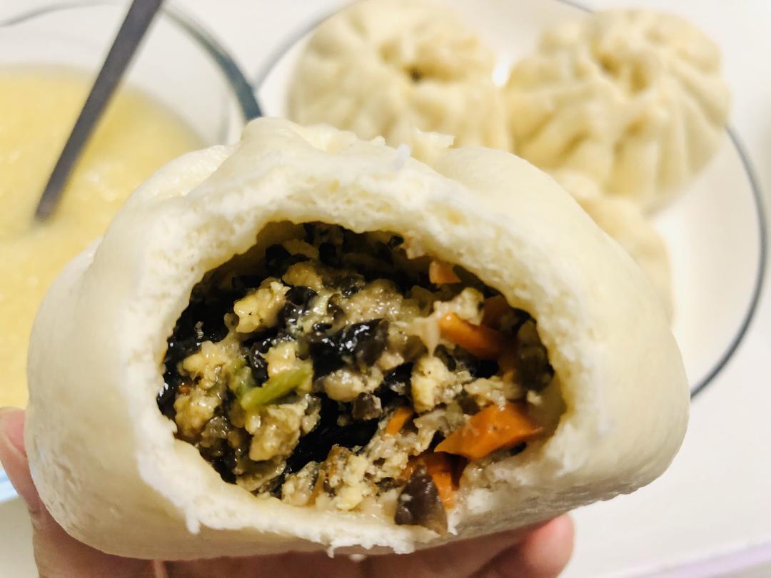 第一次就能成功的营养包子（馅料可以自由发挥）