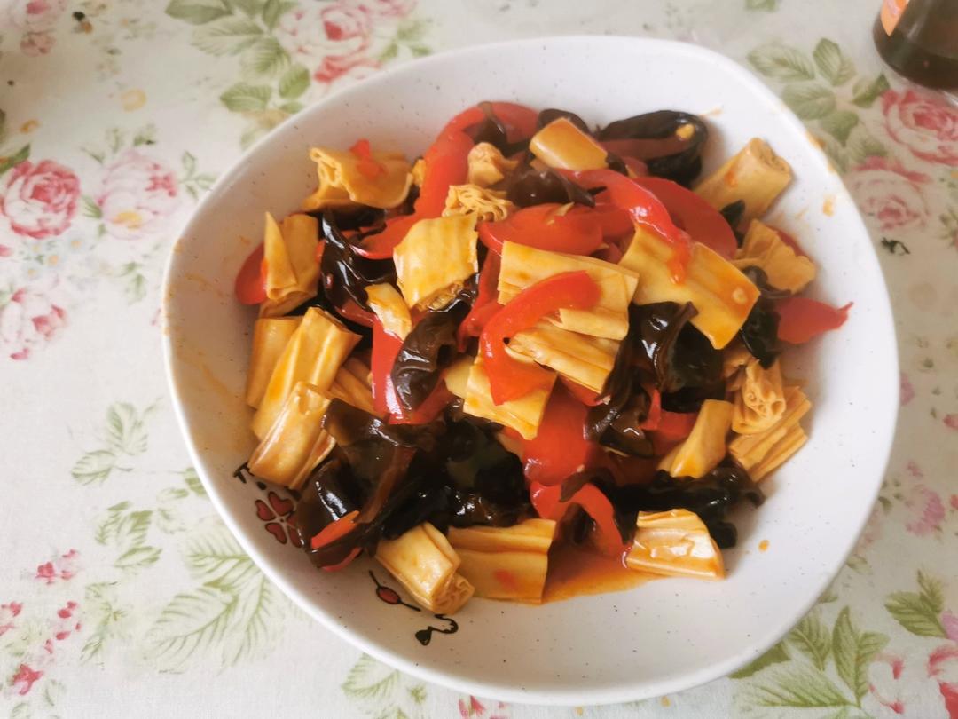比肉还好吃的烧腐竹