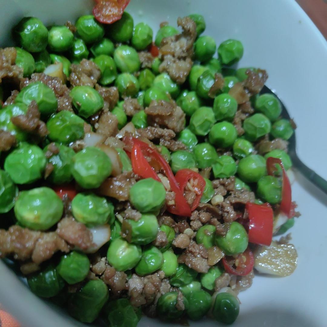 超下饭的豌豆肉沫