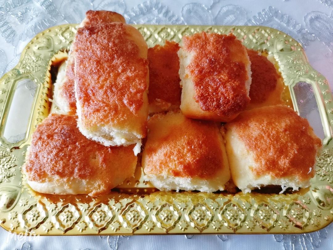 椰蓉餐包（一次发酵，玉米油版，或黄油）