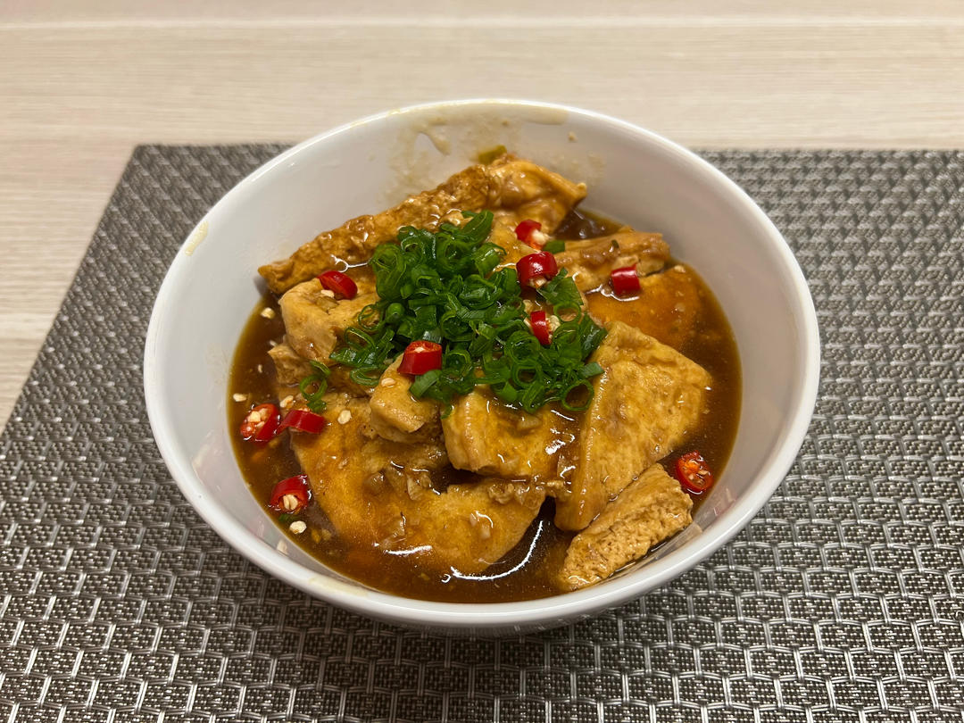 焖煎豆腐
