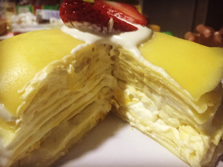 榴莲千层蛋糕（stratiform cake）