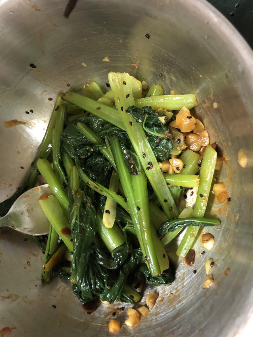 韩式大酱拌小白菜