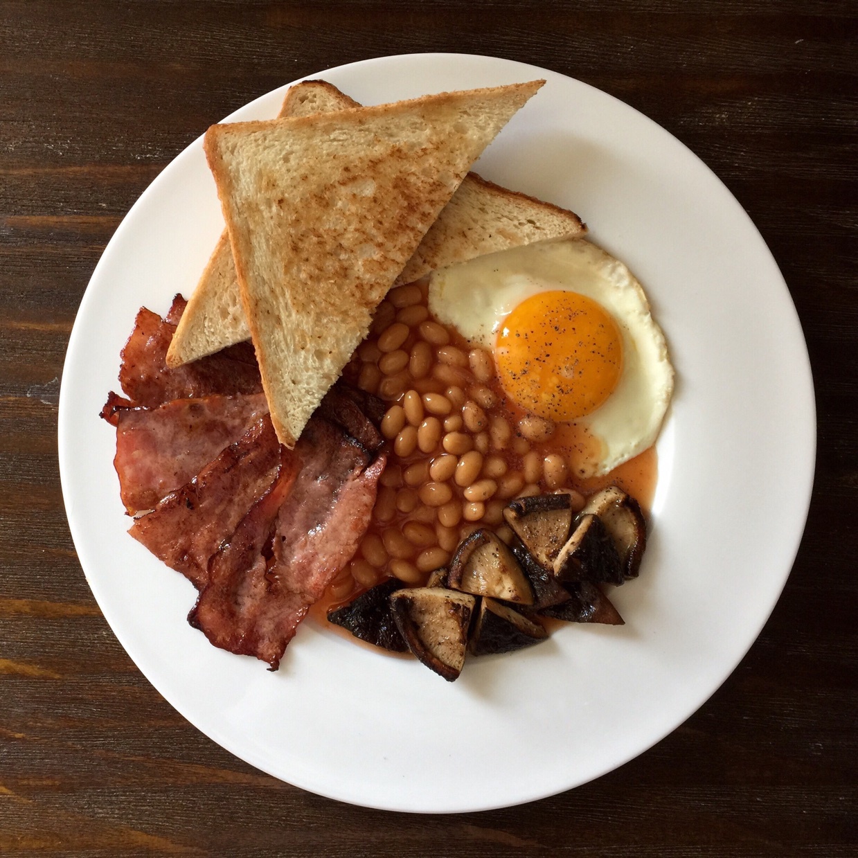 简易版英式早餐