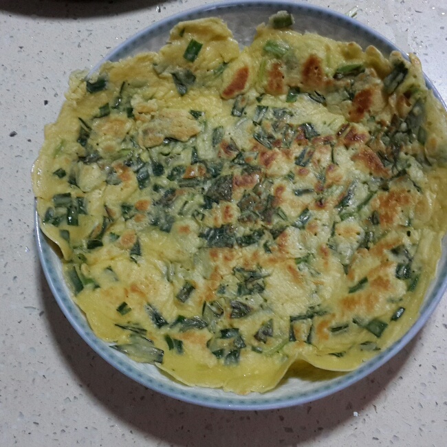 韭菜鸡蛋饼