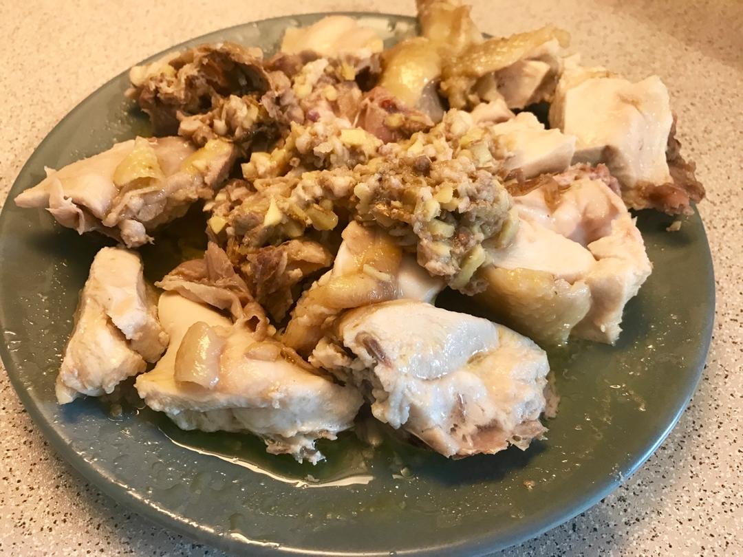 盐姜鸡（超简单微波炉版）